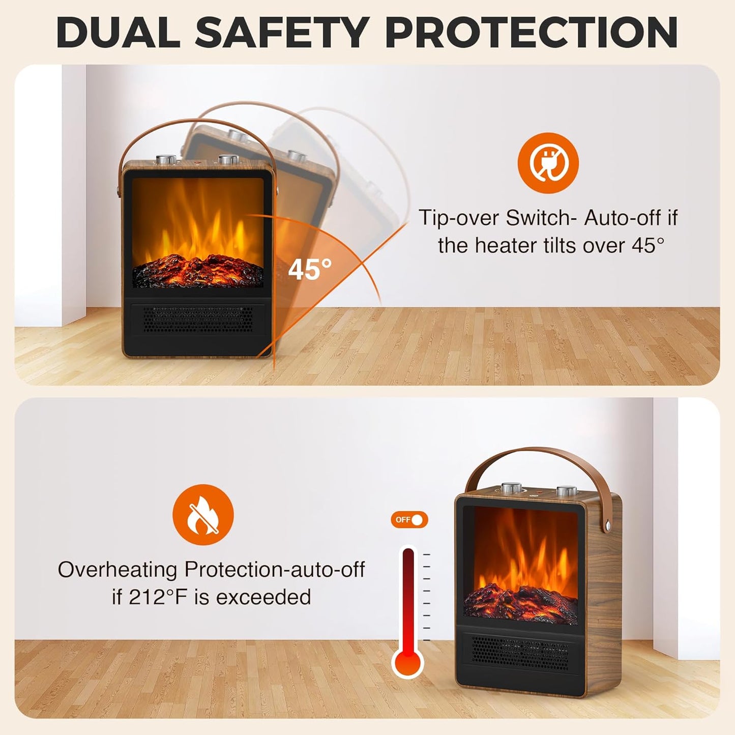 Electric Fireplace Heater