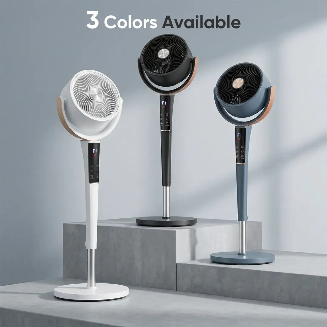 ⚡️ 72-HR CLEAROUT ⚡️ 120° Oscillating Standing Bedroom Fan ❄️