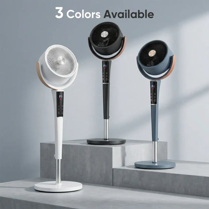 ⚡️ 72-HR CLEAROUT ⚡️ 120° Oscillating Standing Bedroom Fan ❄️
